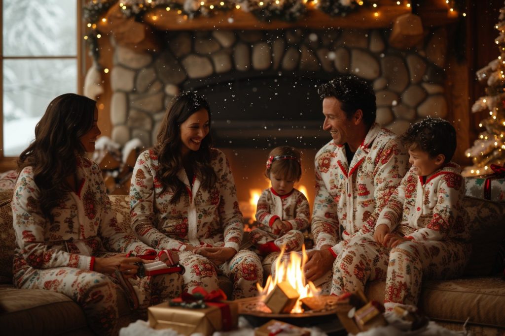 Pyjamas de Noël pour toute la famille : Confort et magie au rendez-vous