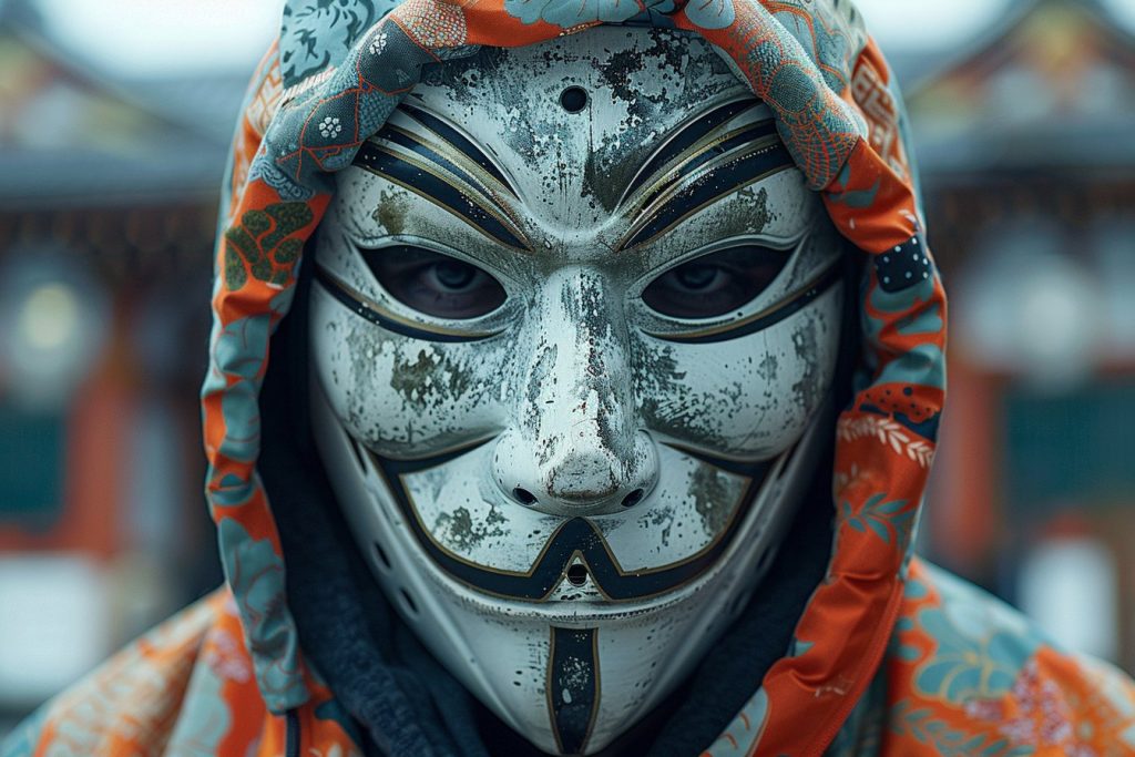 Masques hannya et streetwear japonais : une fusion moderne