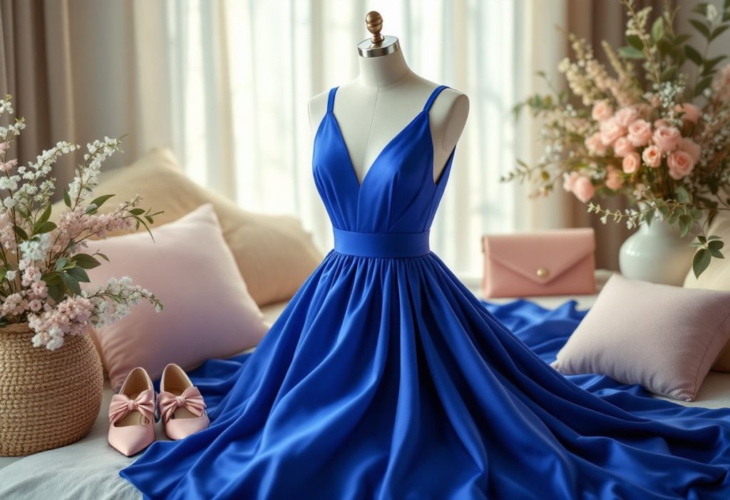 Les couleurs à associer avec une robe bleu roi : un guide pour sublimer votre tenue