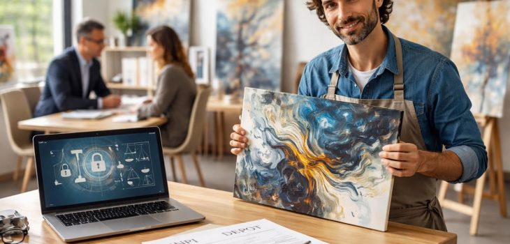 assurez la protection de votre création artistique grâce à un dépôt inpi sécurisé et bénéficiez d'une assistance juridique spécialisée pour défendre vos droits.