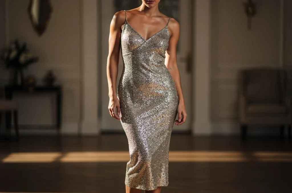 L’éclat maîtrisé : comment choisir une robe à paillettes qui sublime votre style